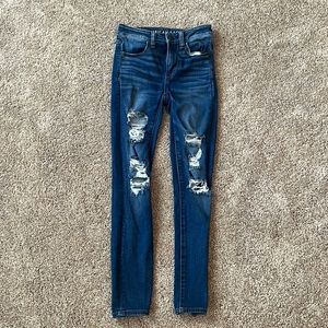 USED American Eagle Jeans, Size 00 Short Next Level Stretch